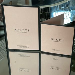 Gucci 24H- wear breathable foundation  & lip colour  samples .